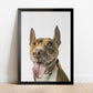 Custom Hand-Painted Dog Portrait From Photo