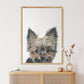 Custom Dog Portrait From Photo - 12x16 Framed White - 2 dogs